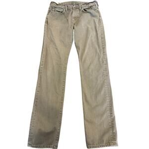 J.Crew Khaki Denim Jeans Pants Men size 32 Stye 484 J Crew J. Crew Preppy